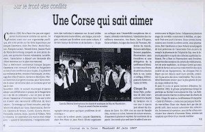 JOURNAL DE LA CORSE 20.06.1997 